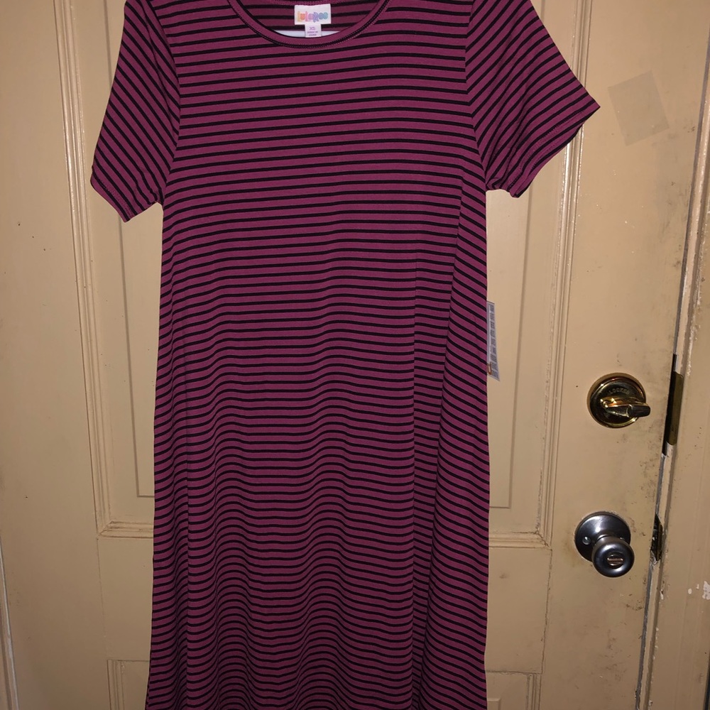 Lularoe XS Striped Carly